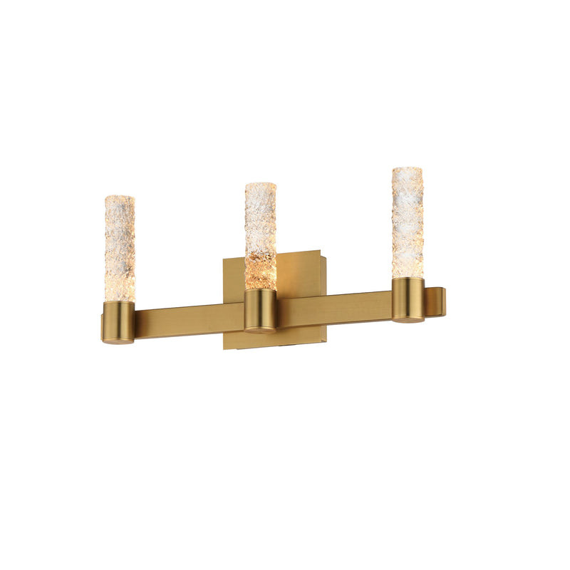 Duchess 3 Light LED Bath Vanity Light in Natural Aged Brass