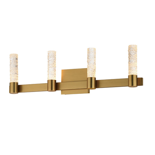 Duchess 4 Light LED Bath Vanity Light in Natural Aged Brass
