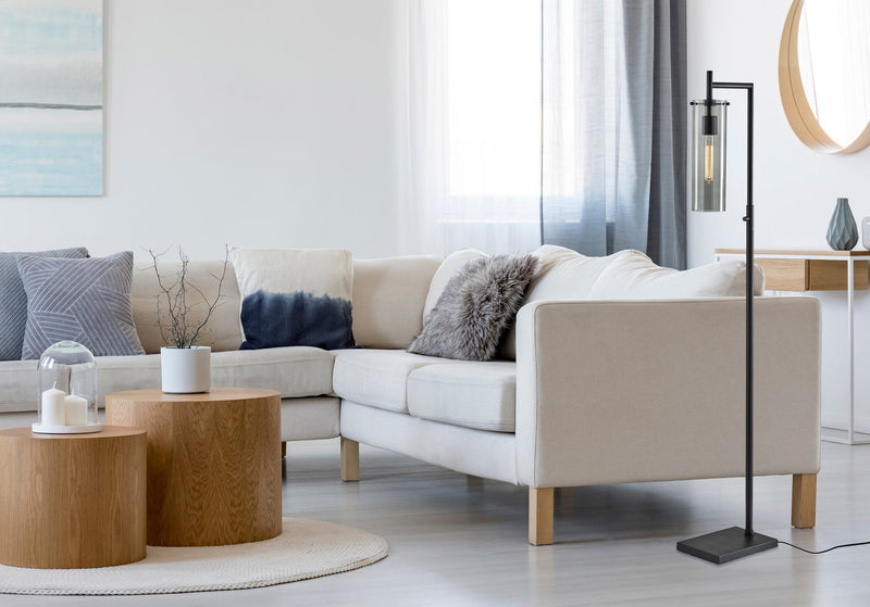 Dalton Floor Lamp in Black