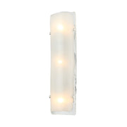 Fairchild 3-Light 22" Wall Sconce in Black/Polished Nickel/Satin Brass