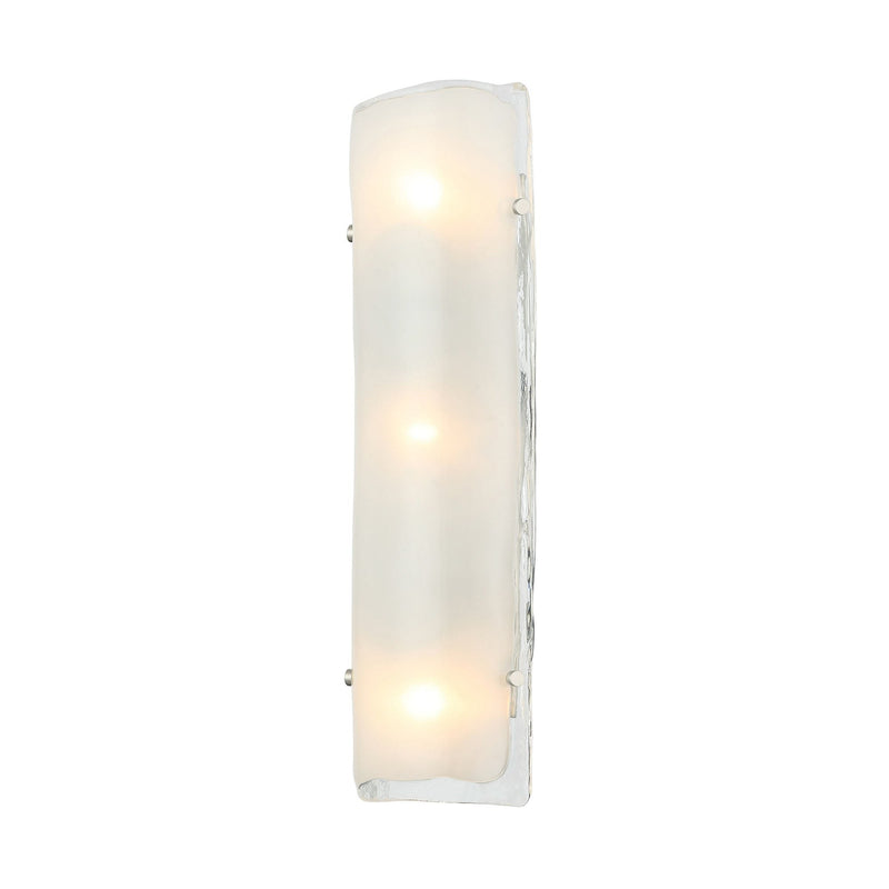 Fairchild 3-Light 22" Wall Sconce in Black/Polished Nickel/Satin Brass