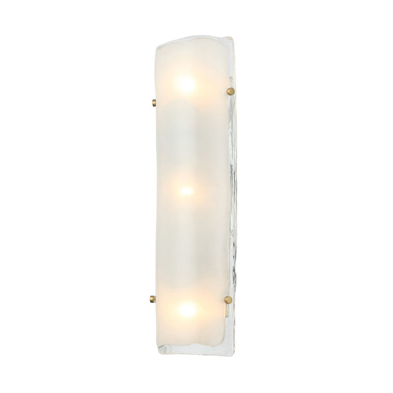 Fairchild 3-Light 22" Wall Sconce in Black/Polished Nickel/Satin Brass