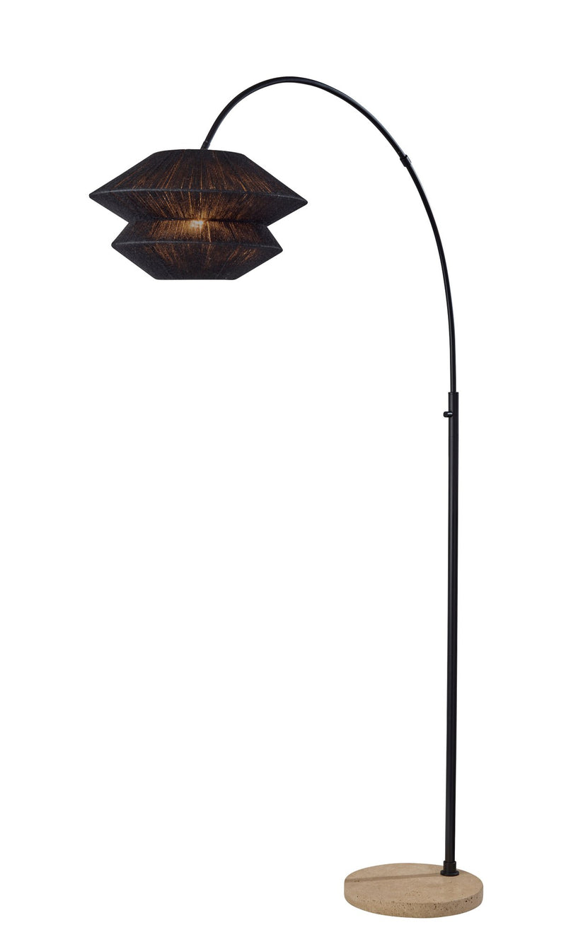 Gardner Arc Floor Lamp in Black