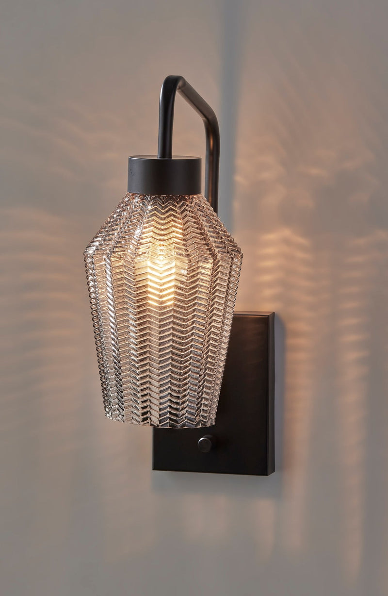 Belfry Wall Lamp in Black