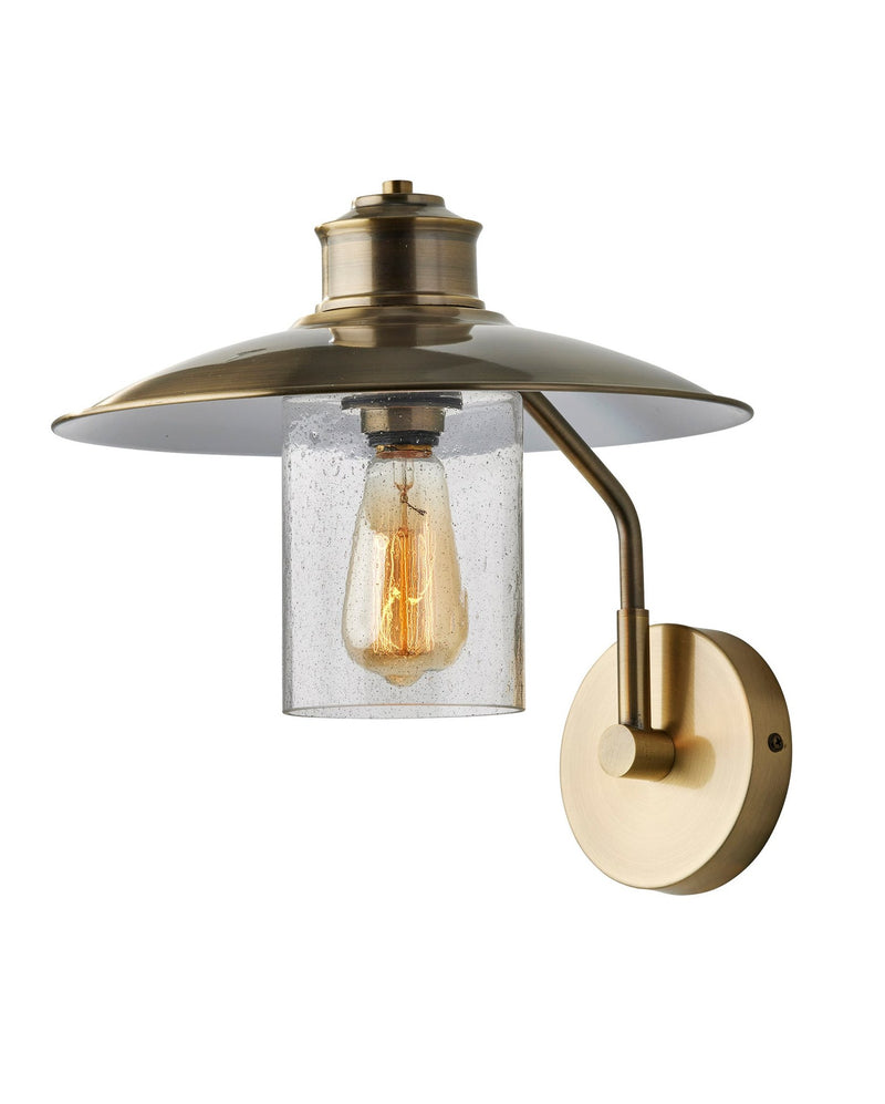 Kieran Wall Lamp in Antique Brass