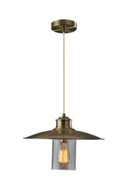 Kieran Pendant in Antique Brass