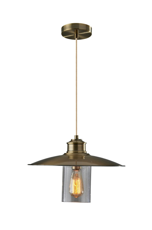 Kieran Pendant in Antique Brass