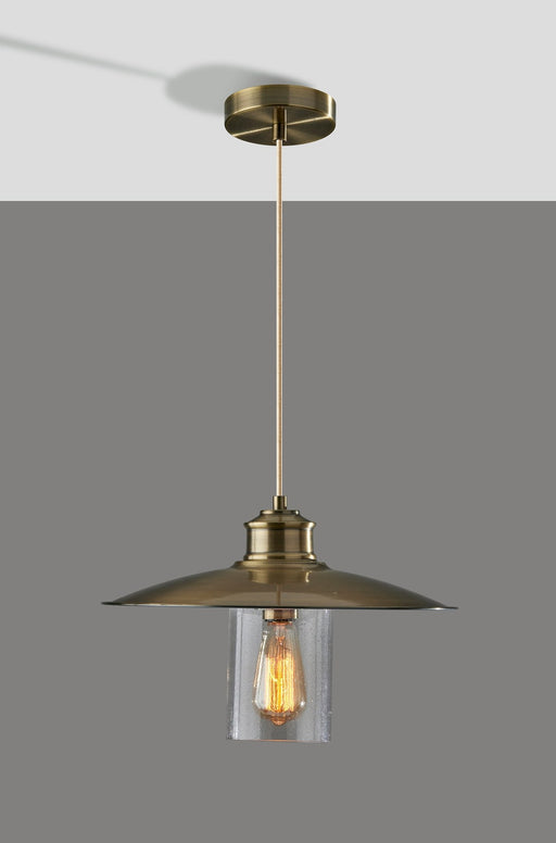 Kieran Pendant in Antique Brass