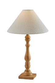 Rigby Table Lamp in Natural Wood