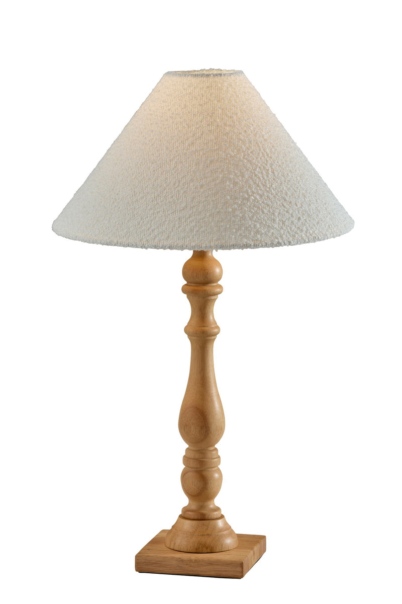 Rigby Table Lamp in Natural Wood