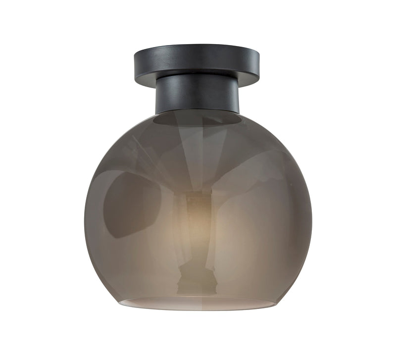 Atticus Flush Mount in Black
