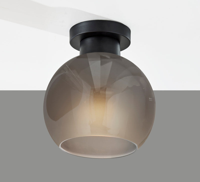 Atticus Flush Mount in Black