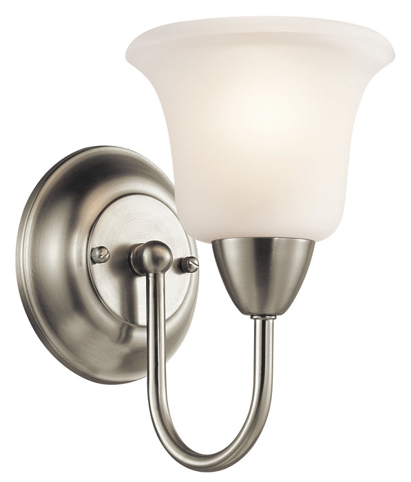 Nicholson Wall Sconce 1-Light in Brushed Nickel