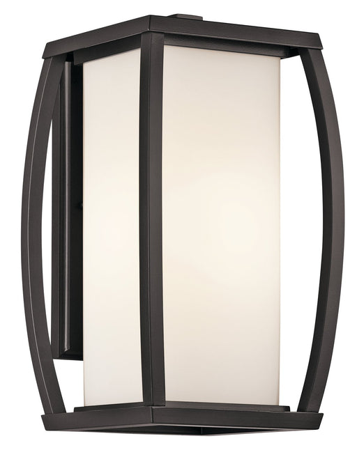 Bowen Large Outdoor Wall Lantern in Architectural Bronze