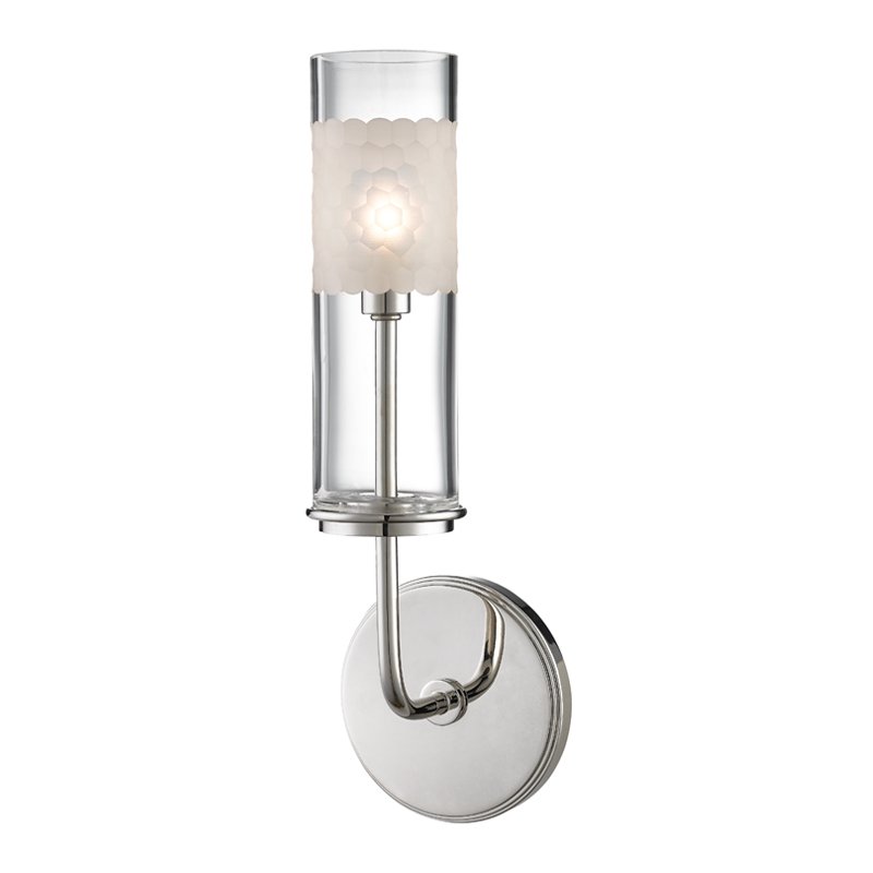 Wentworth Bath Sconce in Polished Nickel
