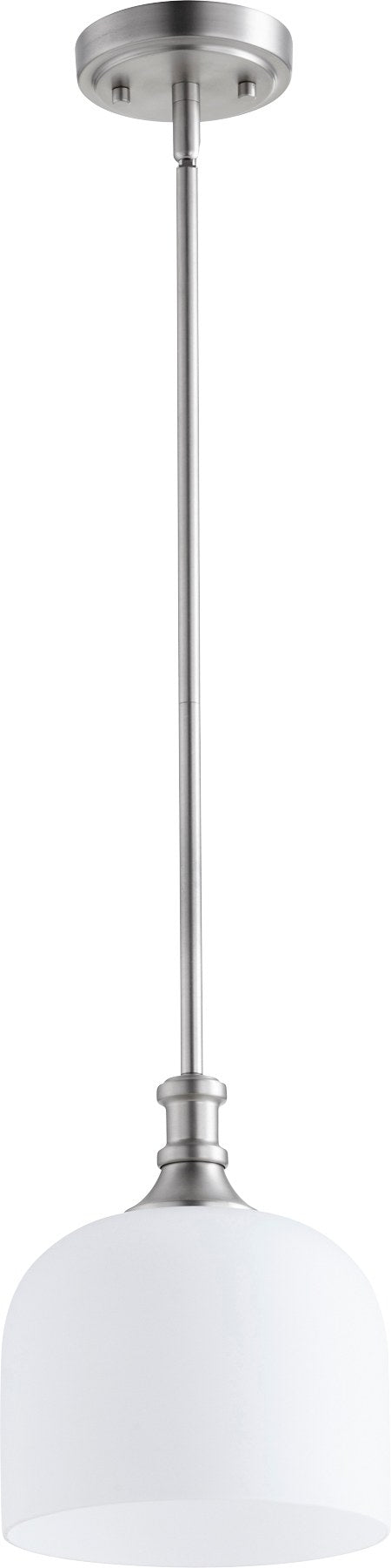 Richmond 8" Mini Pendant in Satin Nickel