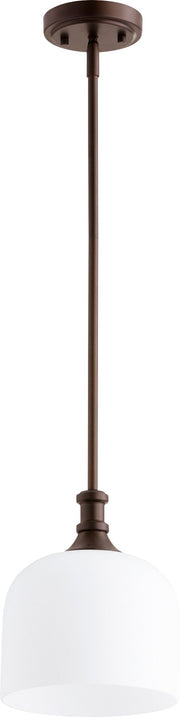 Richmond 8" Mini Pendant in Oiled Bronze