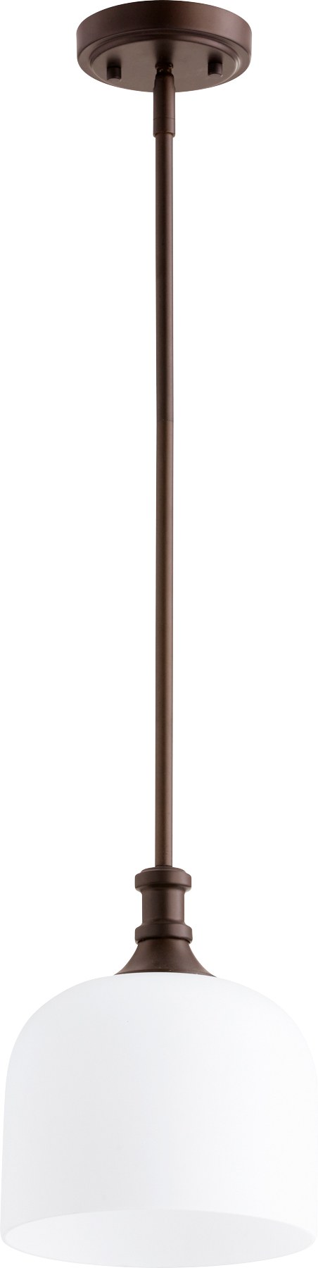 Richmond 8" Mini Pendant in Oiled Bronze