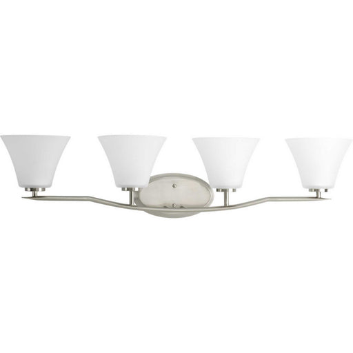 Bravo Four Light Bath Bracket in Brushed Nickel