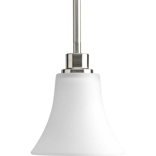 Joy One Light Pendant in Brushed Nickel