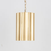 Allegra 1 Light Mini Pendant in Weathered Brass