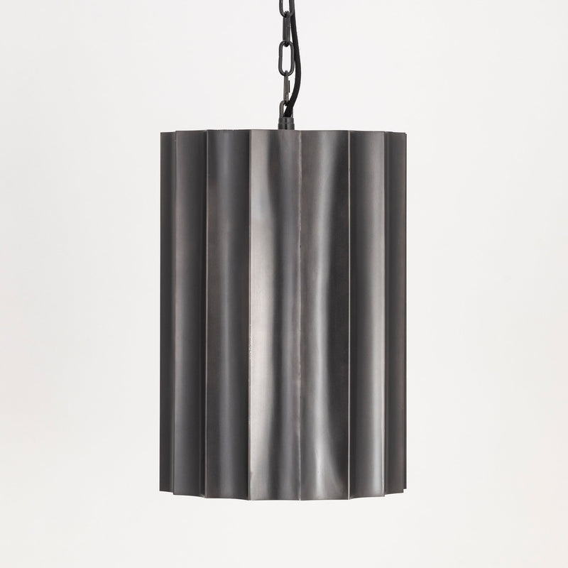 Allegra Small Pendant in Gunmetal / Gold