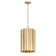 Allegra Small Pendant in Weathered Brass