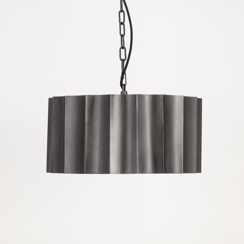 Allegra Large Pendant in Gunmetal / Gold