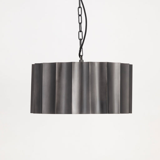 Allegra Large Pendant in Gunmetal / Gold