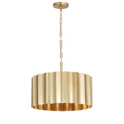 Allegra Large Pendant in Weathered Brass