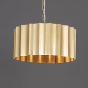 Allegra Large Pendant in Weathered Brass