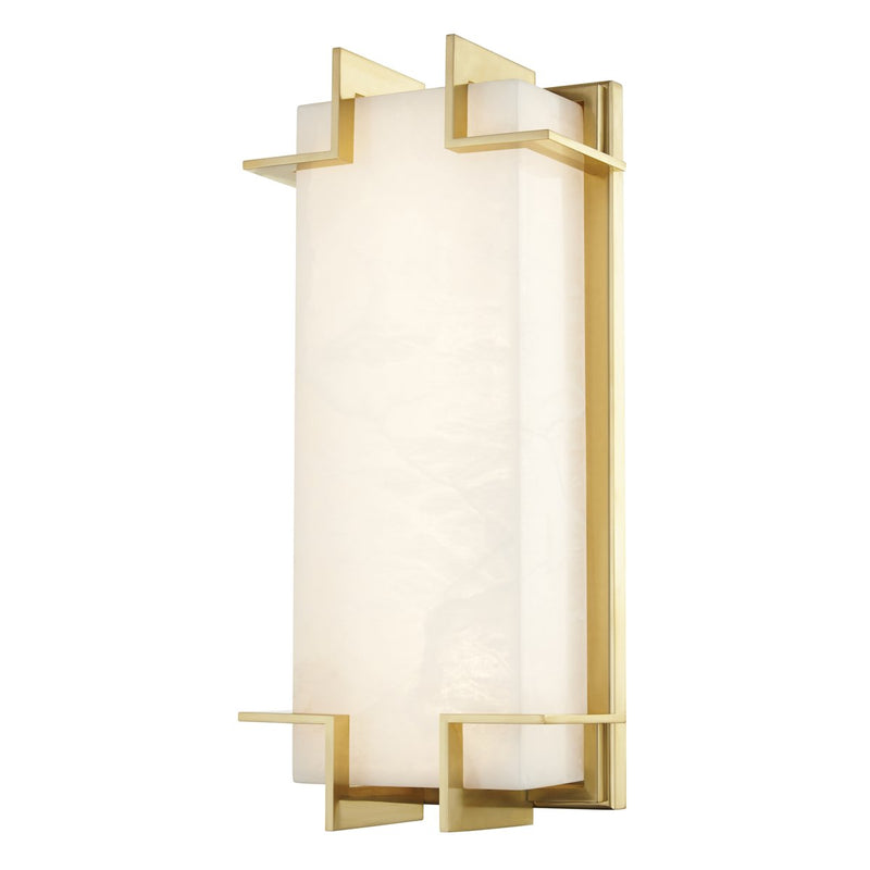 Delmar Wall Sconce in Aged Brass