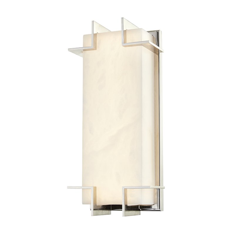 Delmar Wall Sconce in Polished Nickel