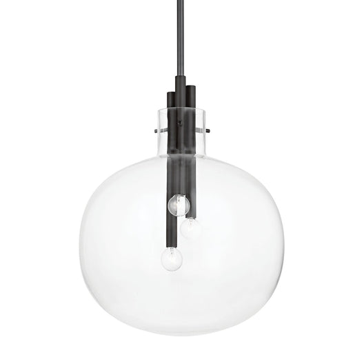 Hempstead 3-Light Large Pendant in Black Brass