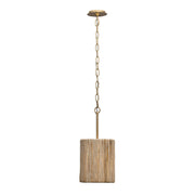 Jacob's Ladder 8" Mini Pendant in French Gold