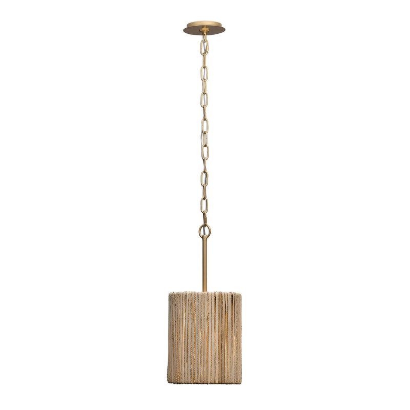 Jacob's Ladder 8" Mini Pendant in French Gold