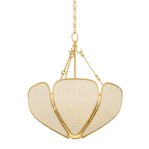Bayville 3-Light Pendant in Vintage Gold Leaf