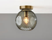 Camden Flush Mount in Antique Brass