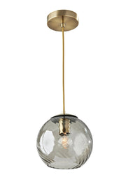 Camden Mini Pendant in Antique Brass