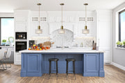 Rhodes Mini Pendant in Antique Brass
