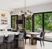 Rhodes 5-Light Chandelier in Antique Brass
