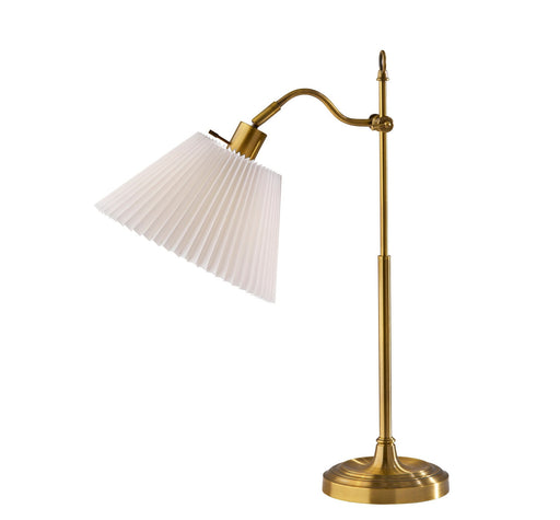 Derby Swing-Arm Desk Lamp in Antique Brass