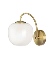 Magnolia Wall Lamp in Antique Brass
