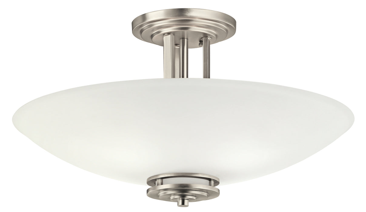Hendrik Semi Flush 4-Light in Brushed Nickel