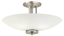 Hendrik Semi Flush 4-Light in Brushed Nickel