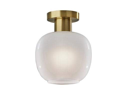 Magnolia Flush Mount in Antique Brass