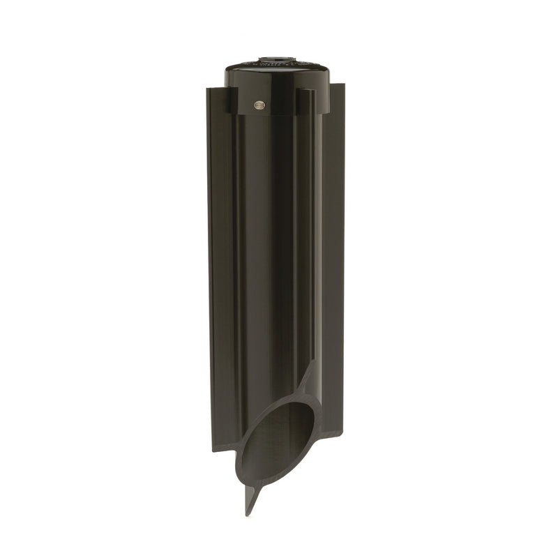 Landscape Power Post Stake in Black Material (not Painted)