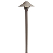 LED Path Light 6" x 21" in Textured Architectural Bronze
