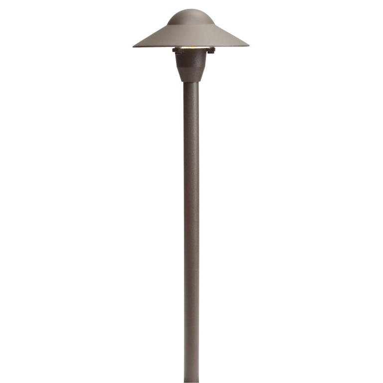 LED Path Light 6" x 21" in Textured Architectural Bronze