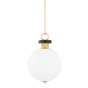 Haru Small Pendant in Vintage Brass